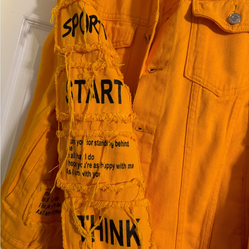 New Dark Yellow Unisex Jacket